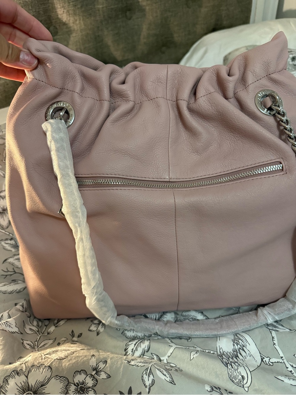Aimee kestenberg tribecca chain tote tea rose pink NWT - Picture 4 of 4